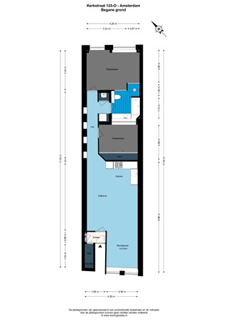 Floorplan - Kerkstraat 125O, 1017 GE Amsterdam